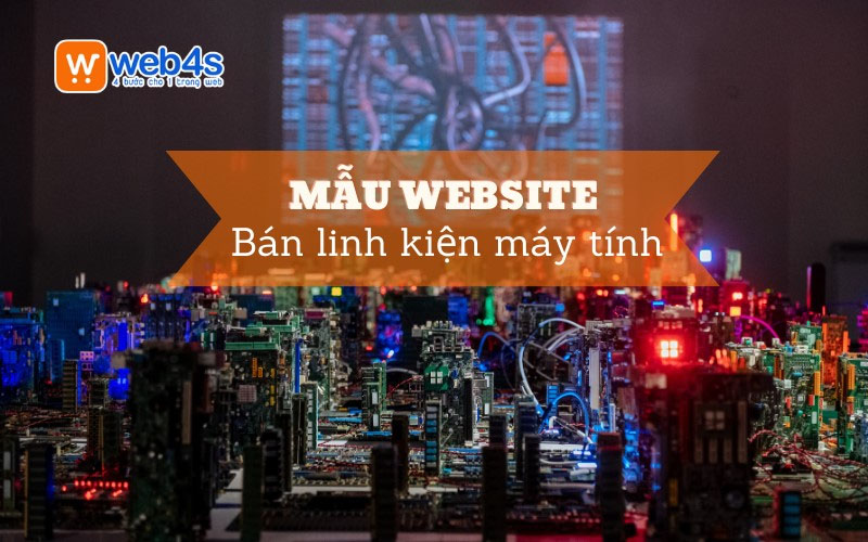Mẫu website bán linh kiện máy tính